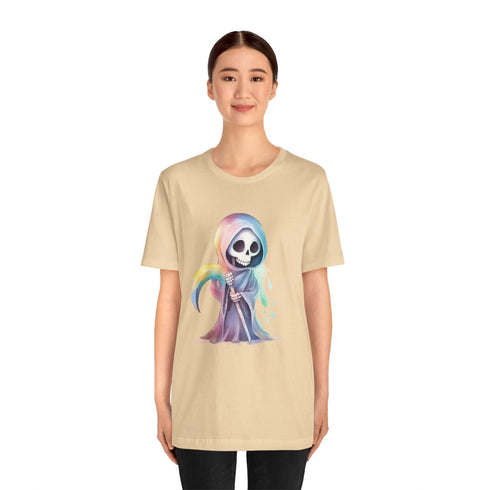 Cute Colorful Reaper - Short Sleeve Tee